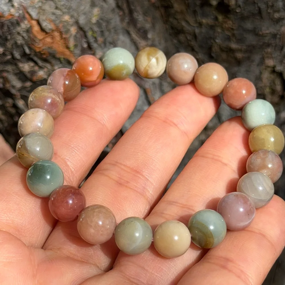 9mm stretchable multicolor dainty‎ Alashan bracelet 0451